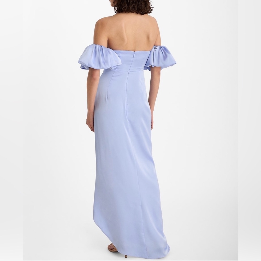 Express Black Off-Shoulder Maxi Dress - Picture 4 of 7